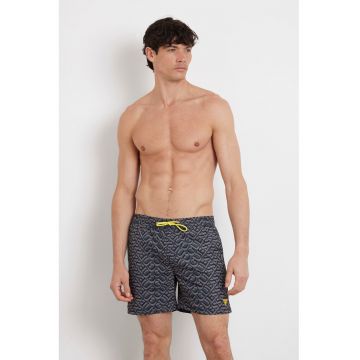 Pantaloni scurti de baie cu imprimeu logo