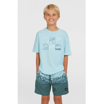 Pantaloni scurti de baie cu imprimeu logo