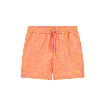 Pantaloni scurti de baie cu imprimeu logo