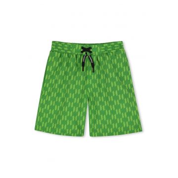 Pantaloni scurti de baie cu imprimeu logo