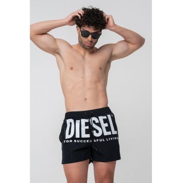 Pantaloni scurti de baie cu imprimeu logo