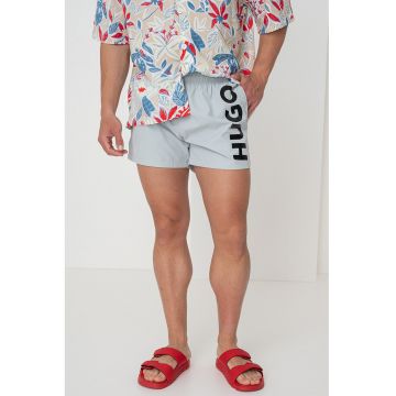 Pantaloni scurti de baie cu imprimeu logo