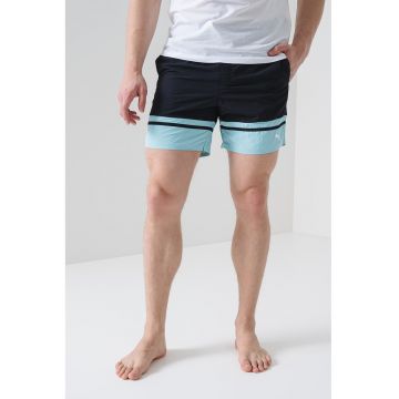 Pantaloni scurti de baie cu logo in talie