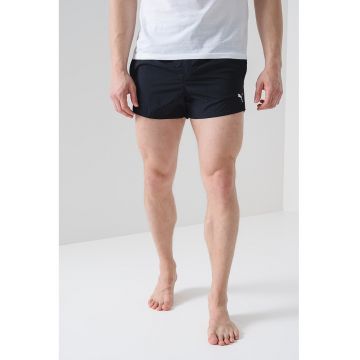 Pantaloni scurti de baie cu logo si buzunare