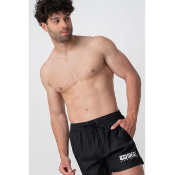 Pantaloni scurti de baie cu logo si snur