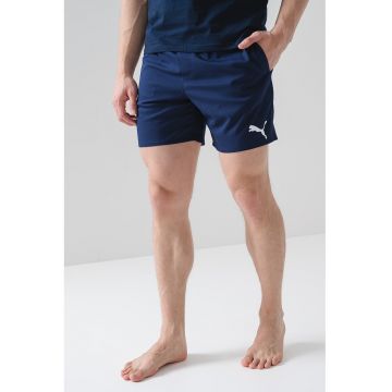 Pantaloni scurti de baie cu logo si talie elastica