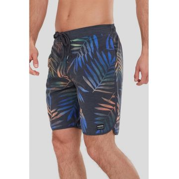 Pantaloni scurti de baie cu model colorblock