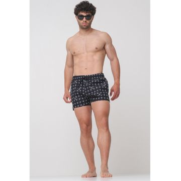 Pantaloni scurti de baie cu model in carouri