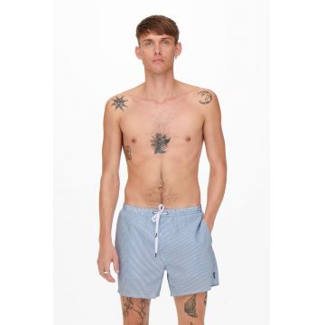 Pantaloni scurti de baie cu model in dungi