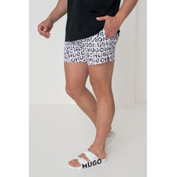 Pantaloni scurti de baie cu model logo