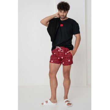 Pantaloni scurti de baie cu model logo