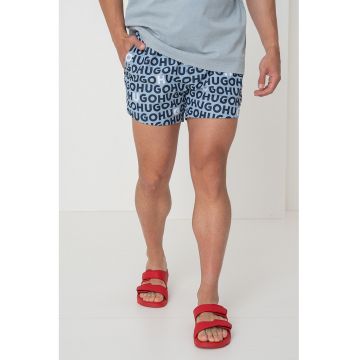 Pantaloni scurti de baie cu model logo