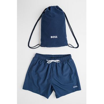 Pantaloni scurti de baie cu snur in talie