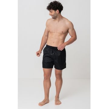 Pantaloni scurti de baie cu snur si buzunare