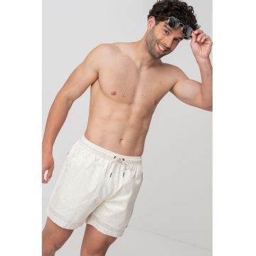 Pantaloni scurti de baie cu snur si buzunare