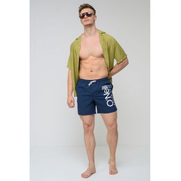 Pantaloni scurti de baie cu snur si logo