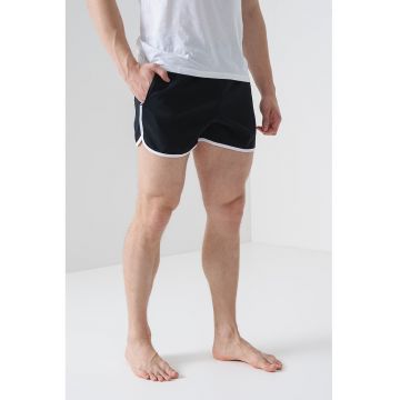 Pantaloni scurti de baie cu snur si logo