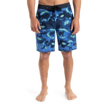 Pantaloni scurti de baie cu snur si model floral