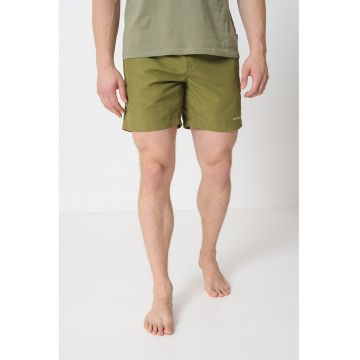 Pantaloni scurti de baie cu snur si model uni