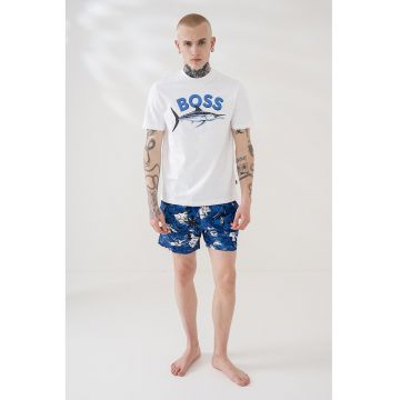 Pantaloni scurti de baie cu snur si model