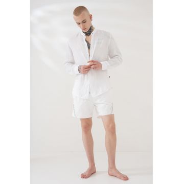 Pantaloni scurti de baie cu talie medie