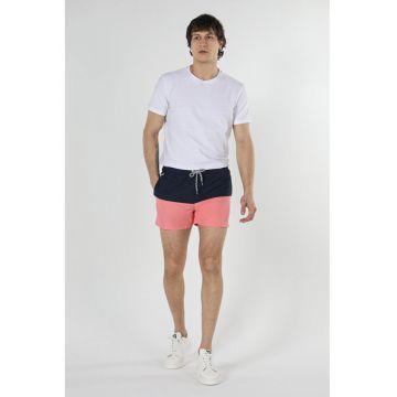 Pantaloni scurti slim fit cu snur si buzunare