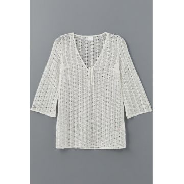 Rochie cu perforatii - pentru plaja