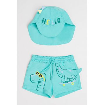 Set de palarie si pantaloni scurti - 2 Piese