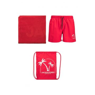 Set de pantaloni scurti de baie si prosop - 2 piese