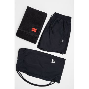 Set de prosop pentru plaja si pantaloni scurti de baie