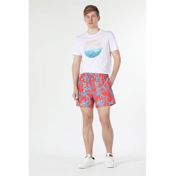 Short De Plaja De Barbati Coral Regular Fit