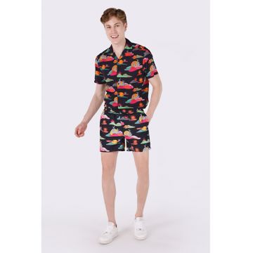 Short De Plaja De Barbati Multicolor Slim Fit2