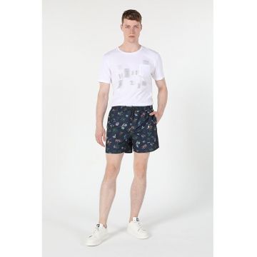 Short De Plaja DeBarbati Albastru Marin Regular Fit