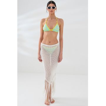 Sutien triunghiular de baie cu model