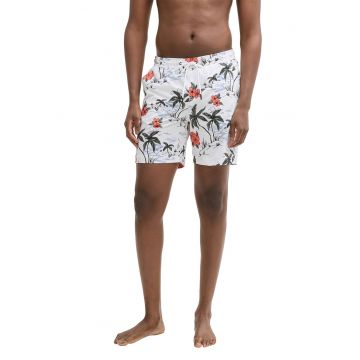 Bermude de baie cu imprimeu floral