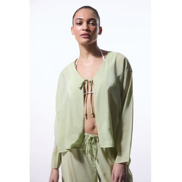 Bluza lejera cu model uni