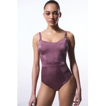Costum de baie intreg cu bretele ajustabile