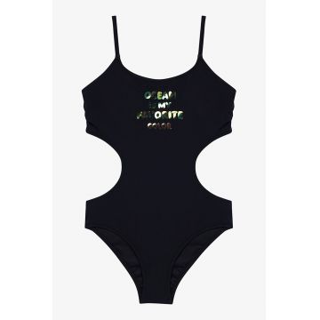 Costum de baie intreg cu decupaje
