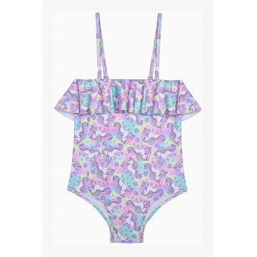 Costum de baie intreg cu imprimeu