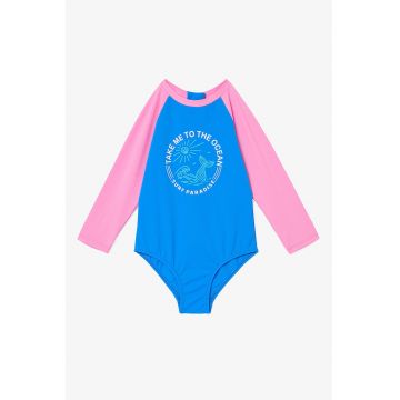 Costum de baie intreg cu maneci lungi