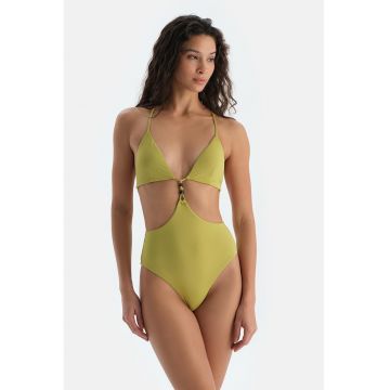 Costum de baie intreg cu margele decorative