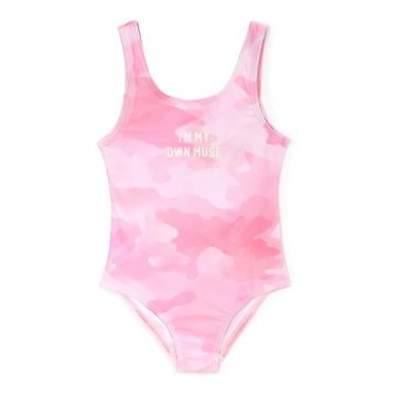 Costum de baie intreg cu model camuflaj