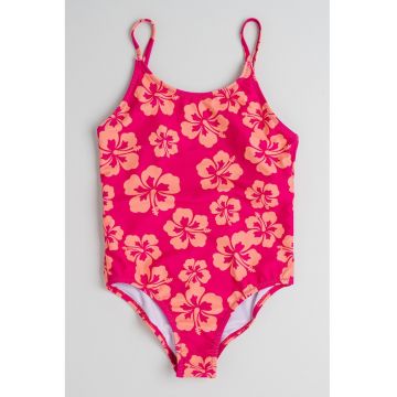 Costum de baie intreg cu model floral