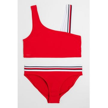 Costum de baie uni cu doua piese