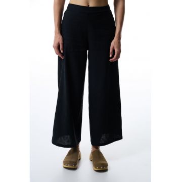 Pantaloni de plaja - din amestec de in