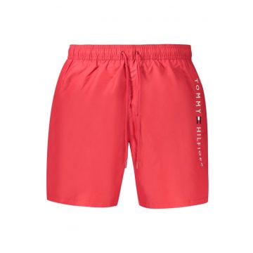 Pantaloni scurti barbati pentru inot original logo - regular fit - rosu -