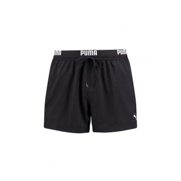 Pantaloni scurti de baie cu banda logo in talie
