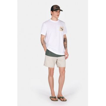 Pantaloni scurti de baie cu design in doua nuante