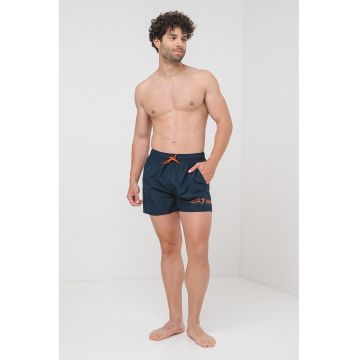Pantaloni scurti de baie cu imprimeu logo