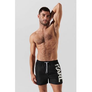 Pantaloni scurti de baie cu logo supradimensionat
